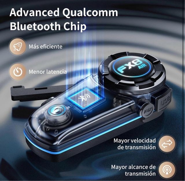 Intercomunicador Fodsports FX8 Air Moto (2 uni)