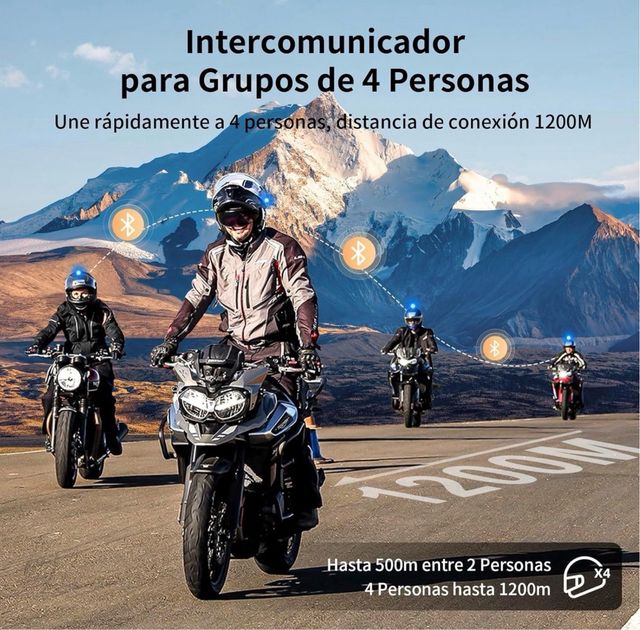 Intercomunicador Fodsports FX8 Air Moto (2 uni)