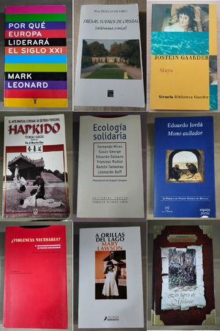 Lote libros variados. Precio en descripción