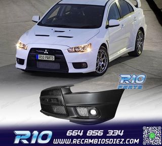 PARAGOLPES DELANTERO MITSUBISHI LANCER 09-15 LOOK EVO