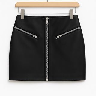 Falda de piel The Kooples T.xs