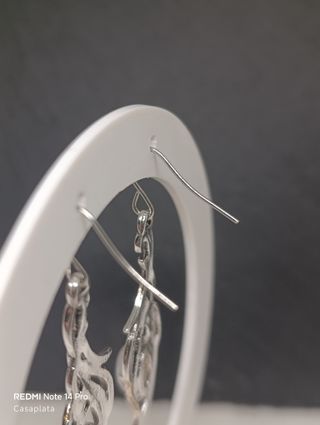 Pendientes Vintage largos piedra lunar 257