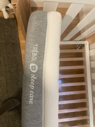 Cuna colecho DOCO 120x60 + Colchón TRÉBOL