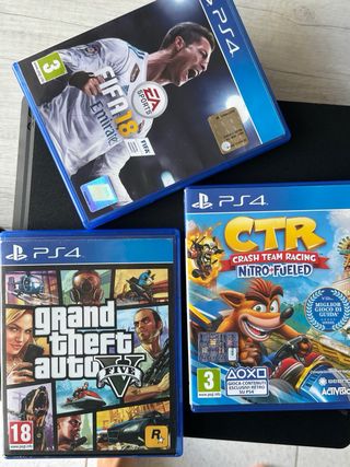 PS4 1TB + 3 Giochi Usata + joystick