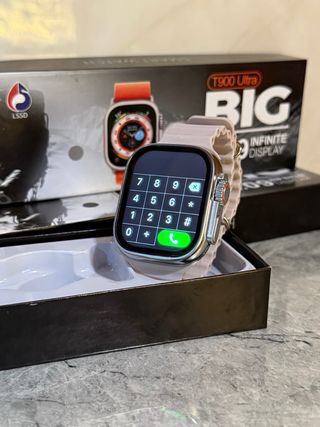 Smartwatch T900 Ultra Beige/Argento