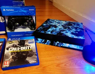 PS4 azul edición especial 1mandonuevo+3 juegos+...