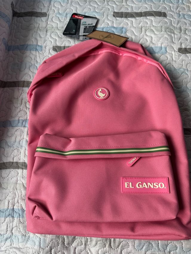 Mochila El Ganso rosa sin estrenar