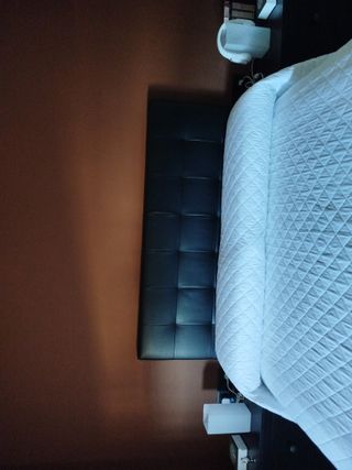 Cabecero de cama de piel