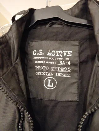 Cazadora C.S. ACTIVE Negra Talla L