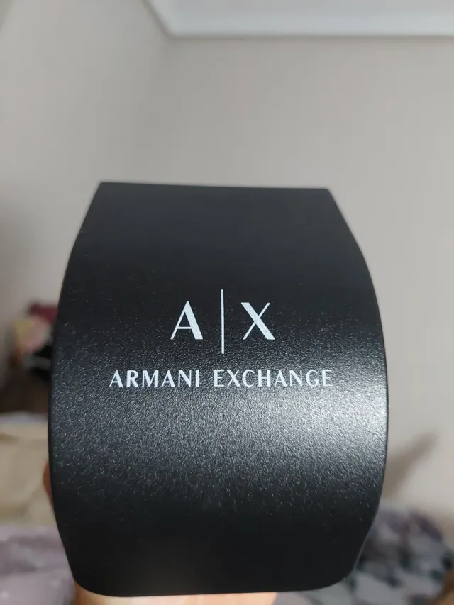Reloj Armani Exchange Azul Correa Marrón