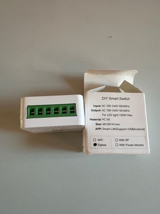 Interruptor Inteligente DIY Zigbee 3.0 16A
