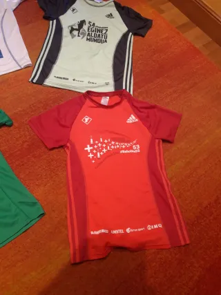 4 Camisetas Adidas Behobia SS Talla S