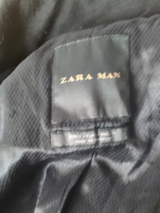 Abrigo Zara Negro Talla M