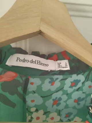 Vestido Pedro del Hierro verde floral