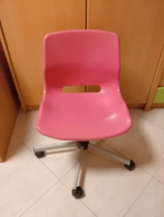 Silla de escritorio infantil rosa