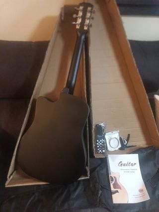 Guitarra Clásica Negra Nueva