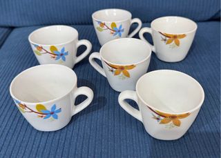 Servizio 6 tazzine caffè Marini con piattini