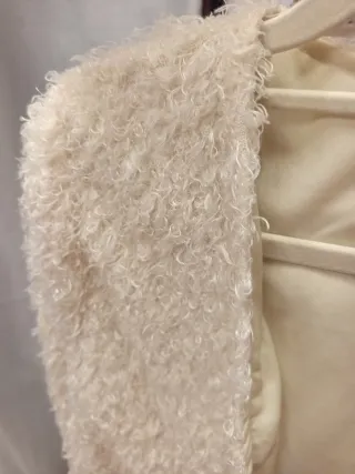 Chaqueta H&M pelo beige Talla S