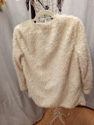 Chaqueta H&M pelo beige Talla S