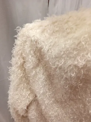 Chaqueta H&M pelo beige Talla S