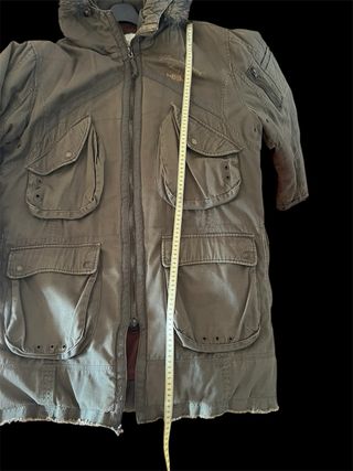 Giaccone lungo Charro XXL verde oliva