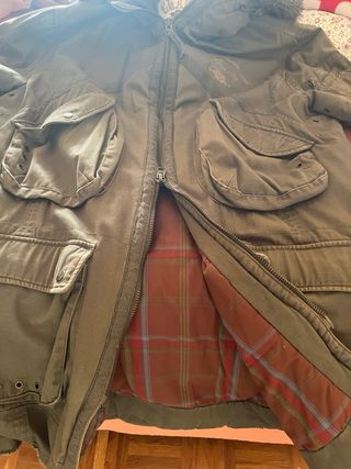 Giaccone lungo Charro XXL verde oliva