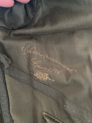 Giaccone lungo Charro XXL verde oliva