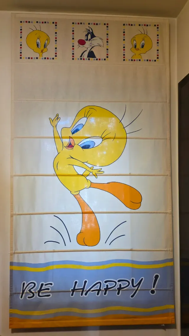 Cortina Estor Infantil Tweety y Silvestre