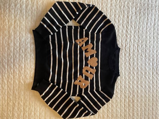 Maglione donna righe AMOUR