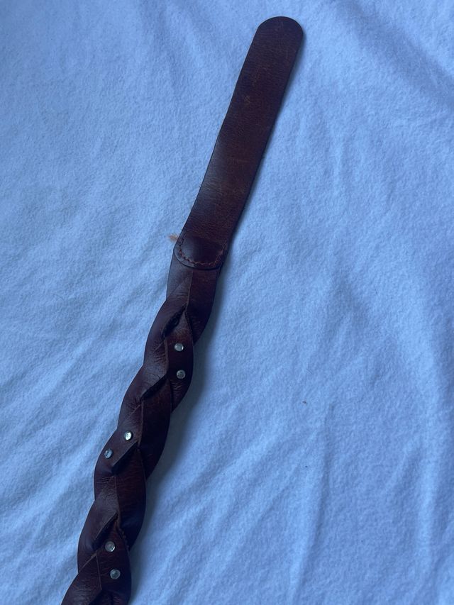 Cinturón talla 34 trenzado niña con pedrería