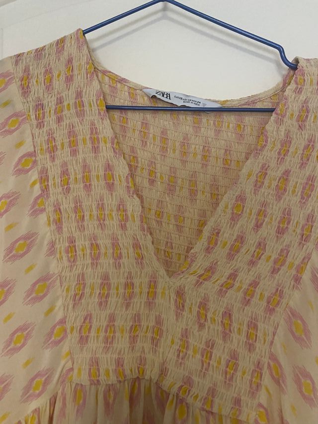 Kaftán Zara estampado talla única