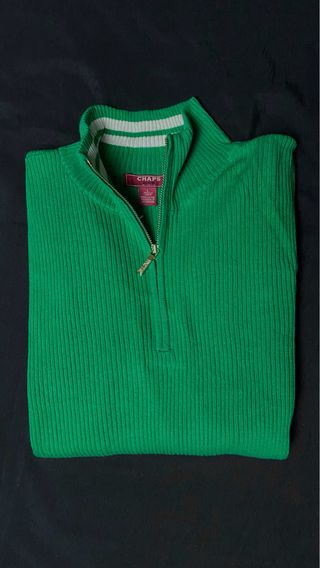 Jersey CHAPS DENIM 100% Algodón Verde talla L 