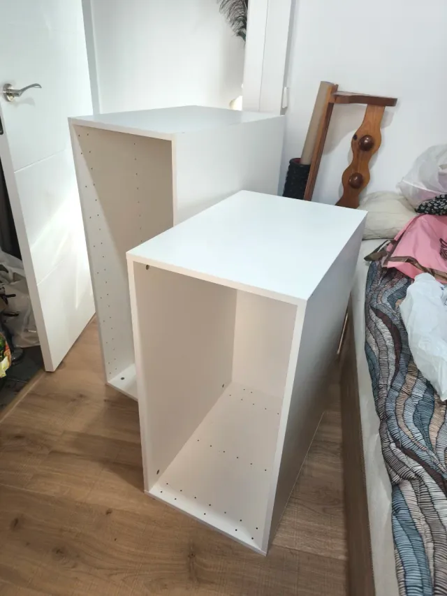 2 Muebles Leroy Merlin Blancos