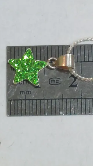 Conjunto Plata de Ley 925 con Colgante Estrella