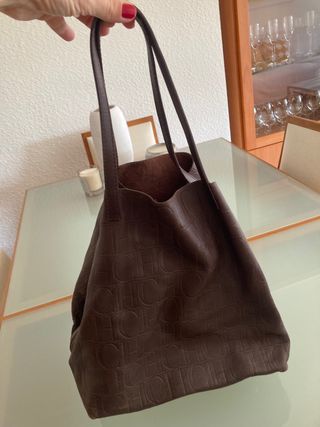 Bolso Carolina Herrera Marrón Piel