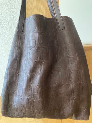 Bolso Carolina Herrera Marrón Piel
