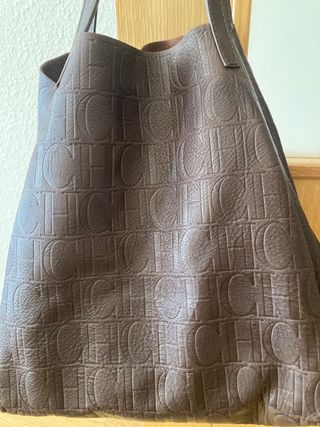 Bolso Carolina Herrera Marrón Piel