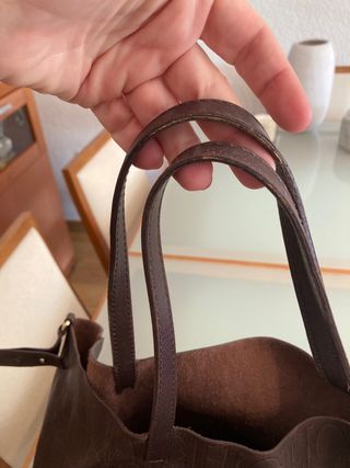 Bolso Carolina Herrera Marrón Piel