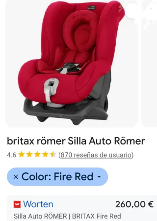 Britax Römer First Class Plus- Silla de coche