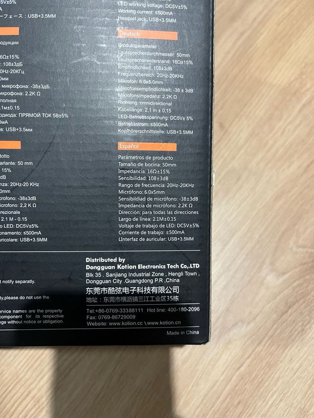 Auriculares Gamer KOTION EACH G2000