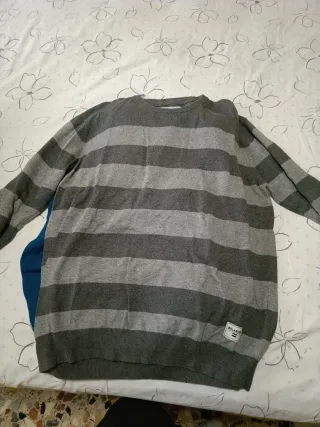 Jersey Billabong Rayas Hombre Gris