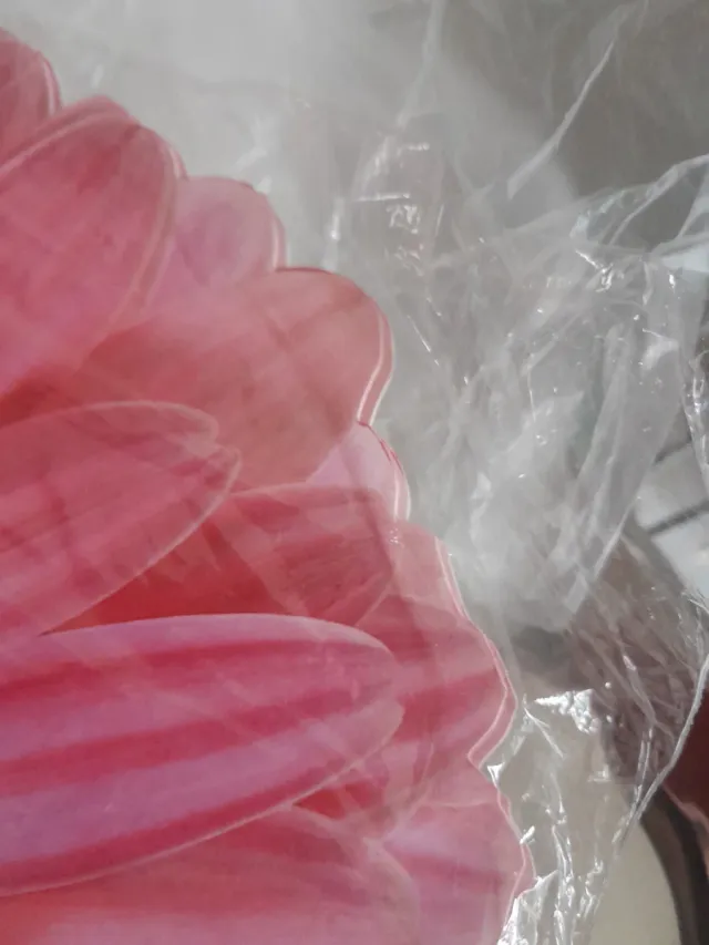 Tovagliette plastica fiore rosa