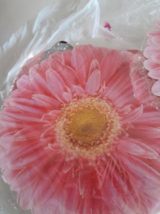 Tovagliette plastica fiore rosa