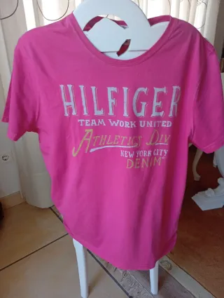 Camiseta Tommy Hilfiger rosa hombre