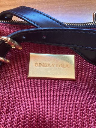 Bolso Bimba y Lola Rojo y Negro