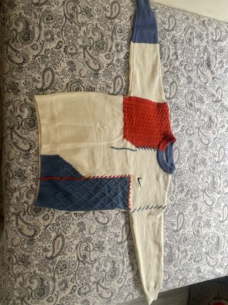 Jersey Nike Beige y Azul 