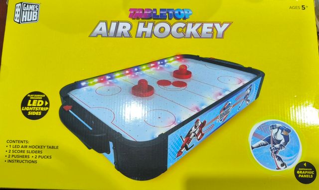 Mesa de Air Hockey con Luces LED