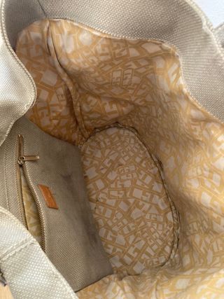 Bolso Gloria Ortiz Beige/Dorado
