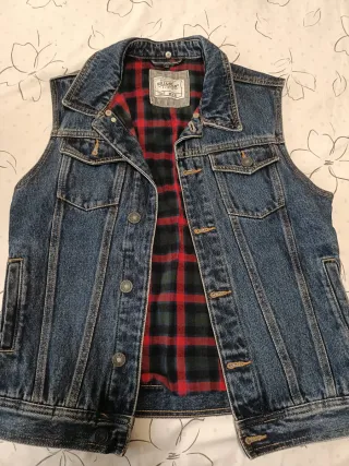 Chaleco Vaquero Pull&Bear Hombre Talla M