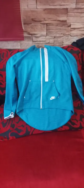 Sudadera Nike Azul con Cremallera